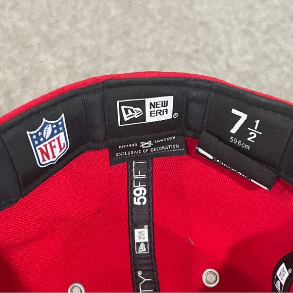 San Francisco 49ers New Era 59Fifty 2016 NFL On Stage Draft Hat Fitted Sz 7 1/2 - Picture 10 of 11